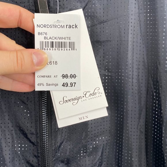 Sovereign Code Black Allistor Mesh Bomber Jacket - Picture 7 of 8